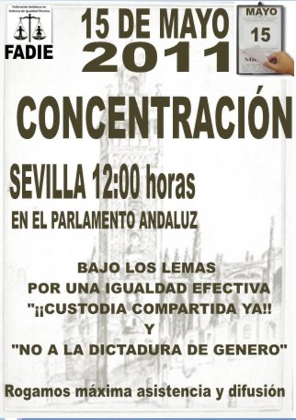 FADIE SE CONCENTRA ESTE DOMINGO EN SEVILLA PARA DENUNCIAR LAS POLÍTICAS DE GÉNERO DEL GOBIERNO Image 1